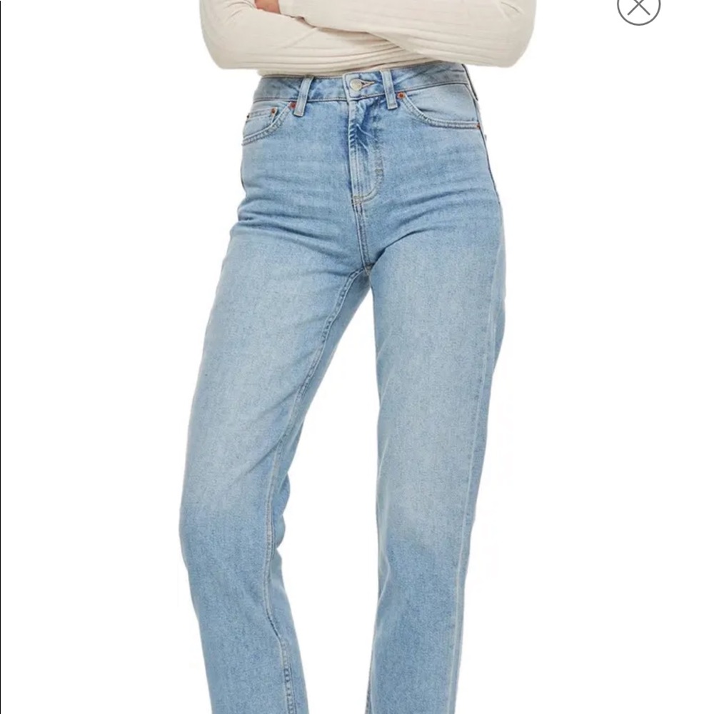Topshop straight jeans